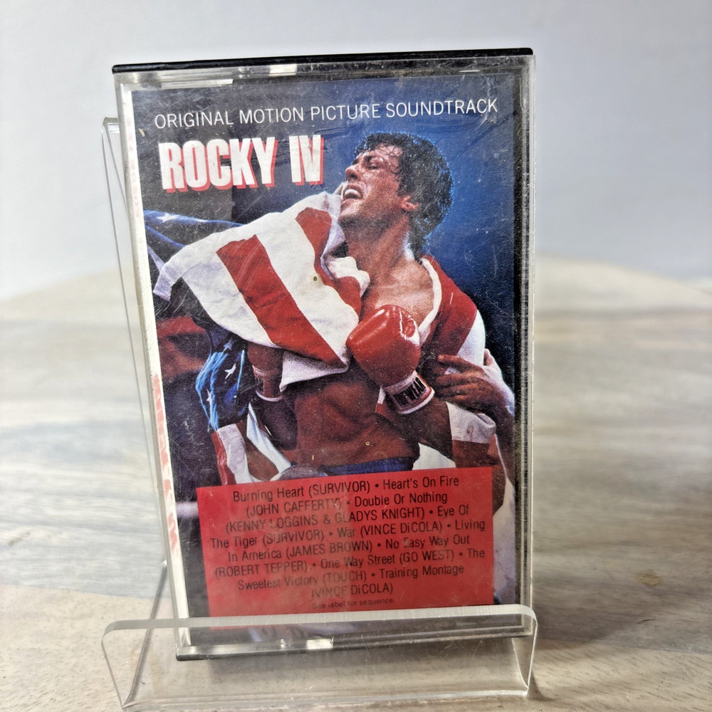 Rocky IV Movie Soundtrack Cassette Tape 1985 Scotti Bros Survivor James Brown